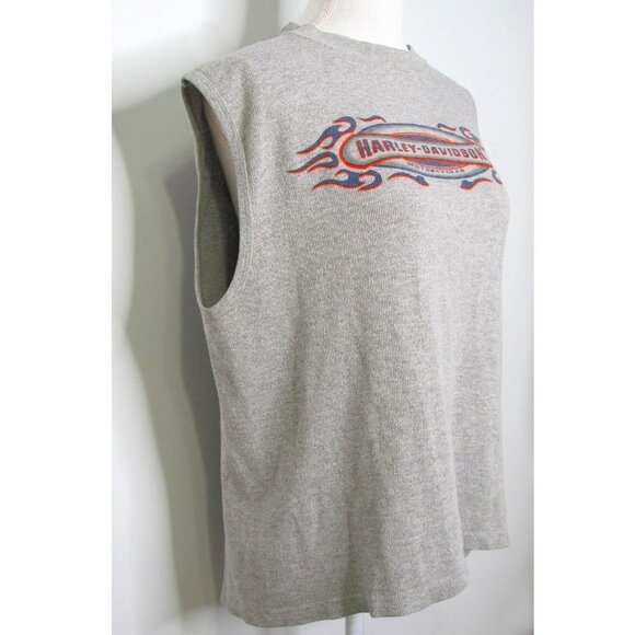 Harley-Davidson Womens Muscle T-Shirt Sleeveless - Picture 3 of 11